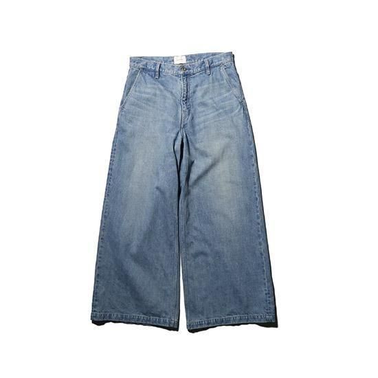 <img class='new_mark_img1' src='https://img.shop-pro.jp/img/new/icons13.gif' style='border:none;display:inline;margin:0px;padding:0px;width:auto;' />superNova (ѡΥ) / Baggy jeans (Old vintage wash) - Light indigo