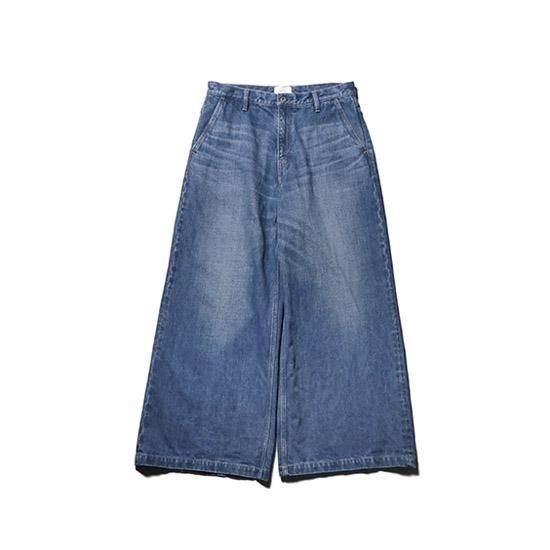 <img class='new_mark_img1' src='https://img.shop-pro.jp/img/new/icons13.gif' style='border:none;display:inline;margin:0px;padding:0px;width:auto;' />superNova (ѡΥ) / Baggy jeans (Old vintage wash) - Mid indigo