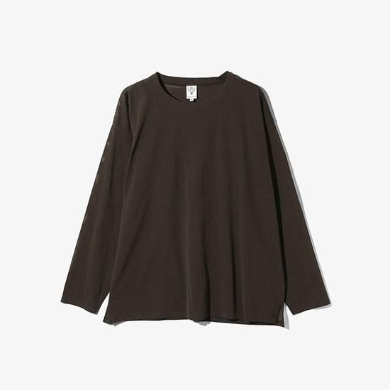 <img class='new_mark_img1' src='https://img.shop-pro.jp/img/new/icons13.gif' style='border:none;display:inline;margin:0px;padding:0px;width:auto;' />South2West8 (ġȥ) / CREW NECK SHIRT (Knit Mesh) - D.BROWN
