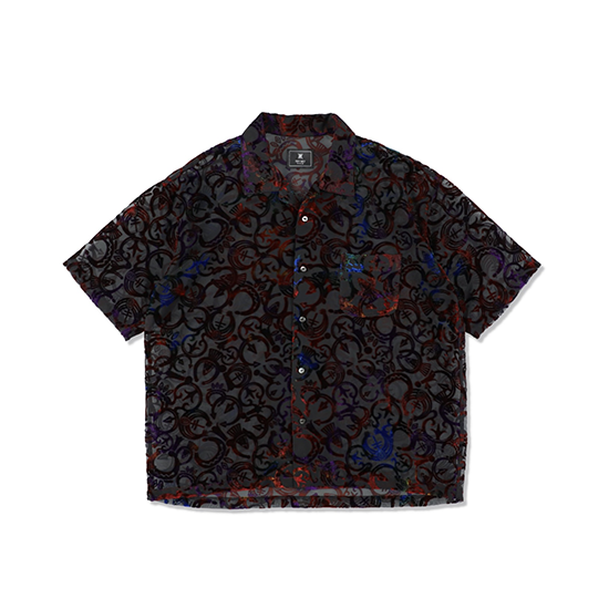 <img class='new_mark_img1' src='https://img.shop-pro.jp/img/new/icons13.gif' style='border:none;display:inline;margin:0px;padding:0px;width:auto;' />TUITACI (ĥ)/ NAVAJO VELVET NAJA SHIRTS - BLACK