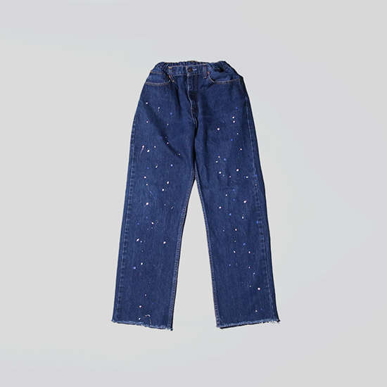 <img class='new_mark_img1' src='https://img.shop-pro.jp/img/new/icons13.gif' style='border:none;display:inline;margin:0px;padding:0px;width:auto;' />go-getter (å) / REMAKE LV PAINT DENIM PANTS - #1