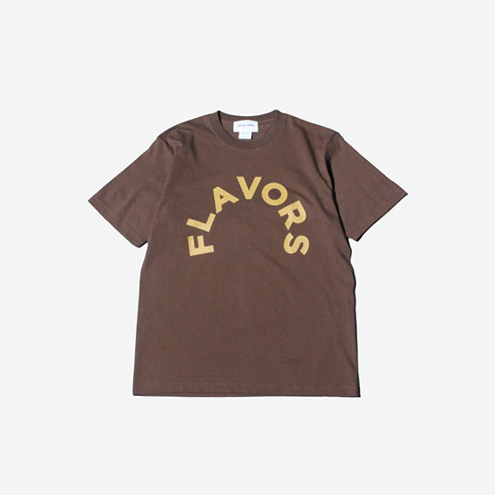 <img class='new_mark_img1' src='https://img.shop-pro.jp/img/new/icons13.gif' style='border:none;display:inline;margin:0px;padding:0px;width:auto;' />THE FLAVOR DESIGN(ե졼Сǥ) / Print S/S Tee exclusive for KNOCK OUT - BROWN