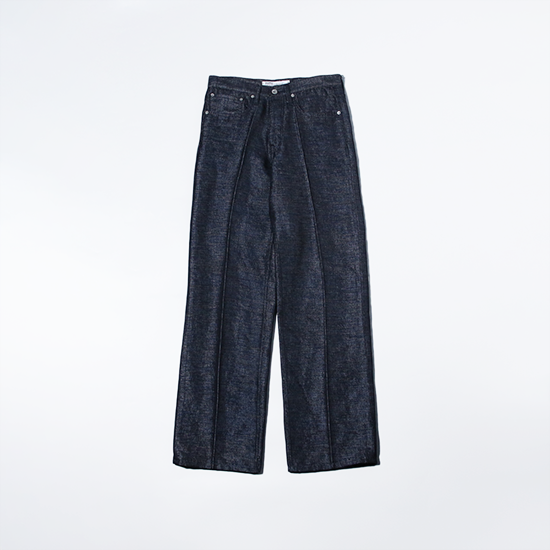 <img class='new_mark_img1' src='https://img.shop-pro.jp/img/new/icons13.gif' style='border:none;display:inline;margin:0px;padding:0px;width:auto;' />DAIRIKU (ꥯ) / STRAIGHT LINEN DENIM PANTS - INDIGO