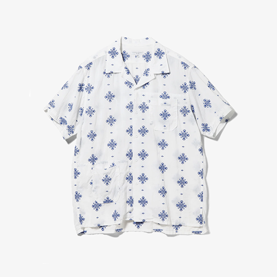 <img class='new_mark_img1' src='https://img.shop-pro.jp/img/new/icons13.gif' style='border:none;display:inline;margin:0px;padding:0px;width:auto;' />Engineered Garmentsʥ󥸥˥ɥġ/ CAMP SHIRT - CP Crest Emb. Sheeting