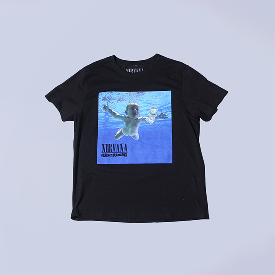 <img class='new_mark_img1' src='https://img.shop-pro.jp/img/new/icons13.gif' style='border:none;display:inline;margin:0px;padding:0px;width:auto;' />MUSIC TEE / NIRVANA NEVERMIND SS Tee - BLACK