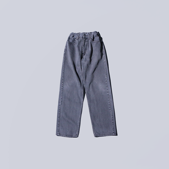 <img class='new_mark_img1' src='https://img.shop-pro.jp/img/new/icons13.gif' style='border:none;display:inline;margin:0px;padding:0px;width:auto;' />go-getter (å) / REMAKE LV BLACK DENIM EASY PANTS - #2