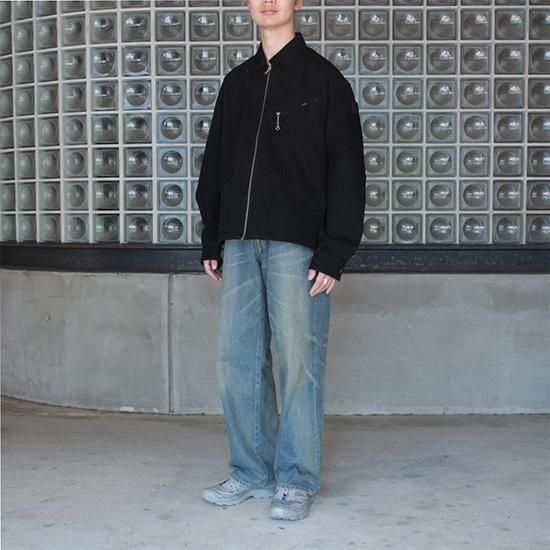 PHINGERIN ZIP DENIM WORK JACKET | ブラック - KNOCK OUT 247