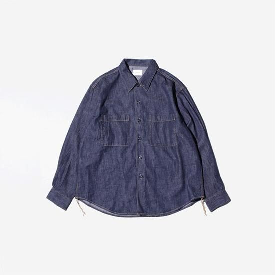 <img class='new_mark_img1' src='https://img.shop-pro.jp/img/new/icons13.gif' style='border:none;display:inline;margin:0px;padding:0px;width:auto;' />superNova (ѡΥ) / DENIM BIG SHIRT (ONE WASH) / INDIGO