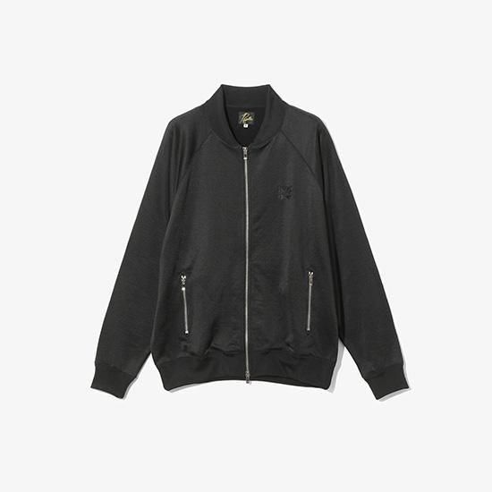 <img class='new_mark_img1' src='https://img.shop-pro.jp/img/new/icons13.gif' style='border:none;display:inline;margin:0px;padding:0px;width:auto;' />Needles (ˡɥ륺) / DOLMAN SLEEVE TRACK JACKET (BRIGHT JERSEY) - BLACK
