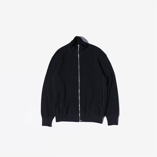 <img class='new_mark_img1' src='https://img.shop-pro.jp/img/new/icons13.gif' style='border:none;display:inline;margin:0px;padding:0px;width:auto;' />A VONTADE (ܥ󥿡) / BIG WAFFLE DRIVERS ZIP CARDIGAN - BLACK
