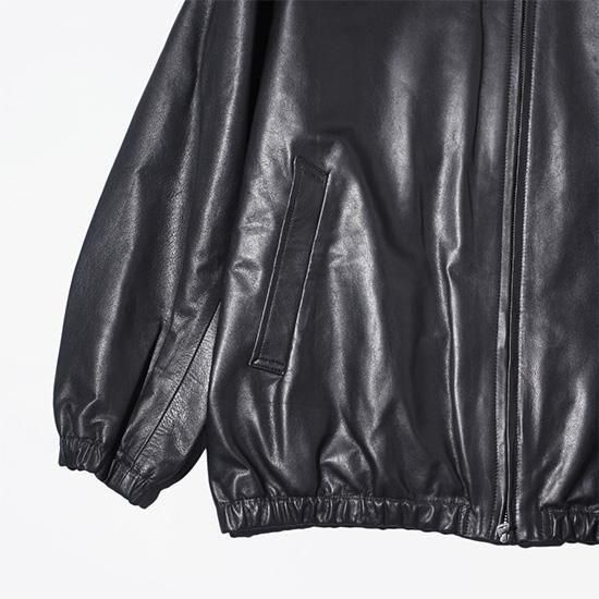 限界価格⭐︎【激レア】CCU セーラーハット ゴートレザー ブラック YOKO SAKAMOTO | レザー Zip ブルソン - KNOCK OUT 247
