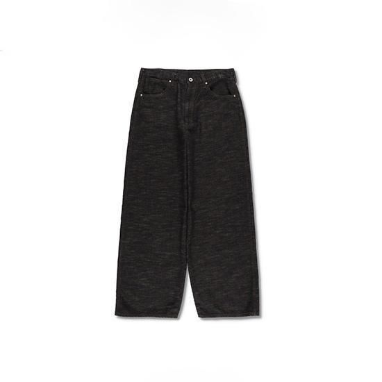 <img class='new_mark_img1' src='https://img.shop-pro.jp/img/new/icons13.gif' style='border:none;display:inline;margin:0px;padding:0px;width:auto;' />TUITACI (ĥ) / INLAY DENIM WIDE JEAN Bisbee - BLACK