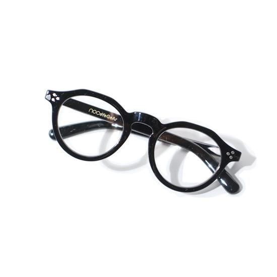 <img class='new_mark_img1' src='https://img.shop-pro.jp/img/new/icons13.gif' style='border:none;display:inline;margin:0px;padding:0px;width:auto;' />NOC EYEGEAR / CROWN PANT NARROW FRAME - BLACK / CLEAR SMOKE LENS
