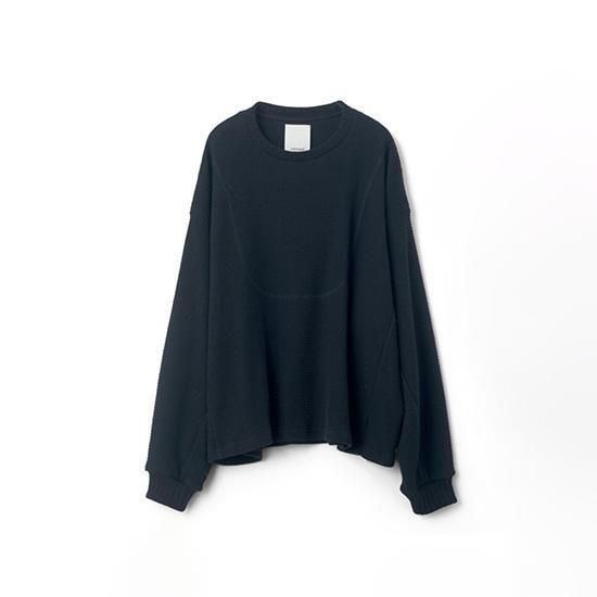 <img class='new_mark_img1' src='https://img.shop-pro.jp/img/new/icons13.gif' style='border:none;display:inline;margin:0px;padding:0px;width:auto;' />refomed (եå) / AZEAMI THERMAL TEE - BLACK