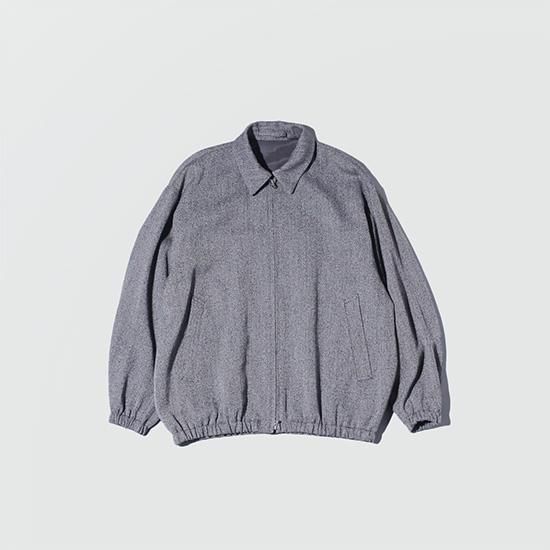 【新品タグ付】over size zip blouson YOKO SAKAMOTO | OVERSIZED ZIP BLOUSON - KNOCK OUT 247