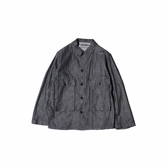 A Vontade インクブラック シャツジャケット A Vontade インクブラック シャツジャケット