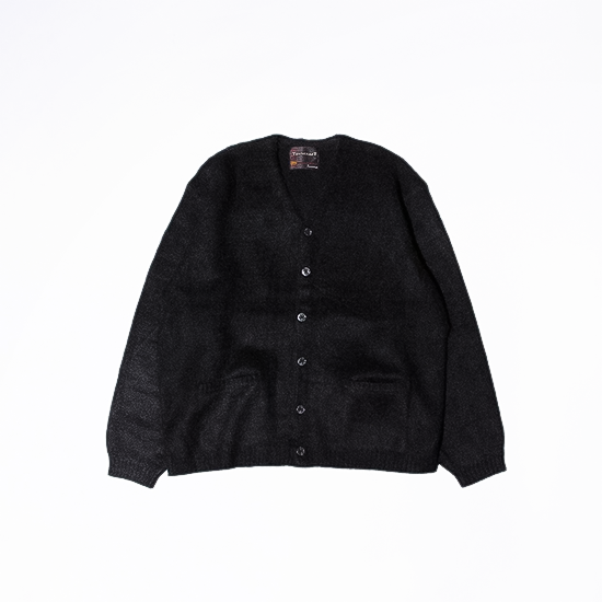 <img class='new_mark_img1' src='https://img.shop-pro.jp/img/new/icons13.gif' style='border:none;display:inline;margin:0px;padding:0px;width:auto;' />TOWN CRAFT (󥯥ե) / SHAGGY SOLID CARDIGAN - BLACK