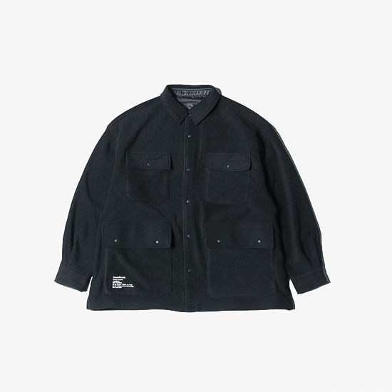 <img class='new_mark_img1' src='https://img.shop-pro.jp/img/new/icons13.gif' style='border:none;display:inline;margin:0px;padding:0px;width:auto;' />FreshService (フレッシュサービス) / MICRO FLEECE COVERALL - BLACK