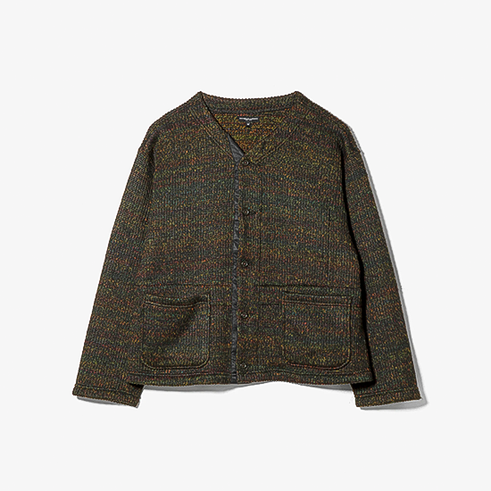 <img class='new_mark_img1' src='https://img.shop-pro.jp/img/new/icons13.gif' style='border:none;display:inline;margin:0px;padding:0px;width:auto;' />Engineered Garmentsʥ󥸥˥ ) / KNIT CARDIGAN (WOOL POLY NEP SWEATER KNIT) - BROWN