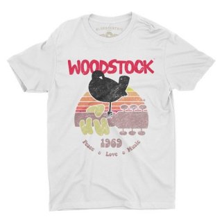 Bird & Guitar Woodstock T-Shirt / Lightweight Vintage Style <img class='new_mark_img2' src='https://img.shop-pro.jp/img/new/icons15.gif' style='border:none;display:inline;margin:0px;padding:0px;width:auto;' />