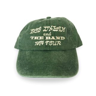 Bob Dylan and The Band 1974 Tour Unstructured Hat - Green