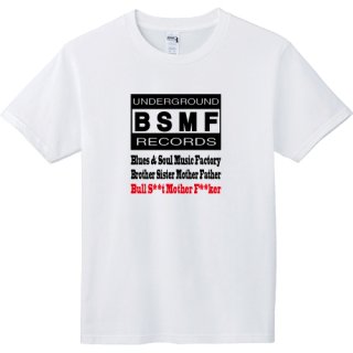 BSMF RECORDS Logo T Shirts / White