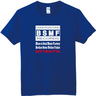 BSMF RECORDS Logo T Shirts / Royal