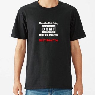 BSMF RECORDS Small Logo T Shirts / Black