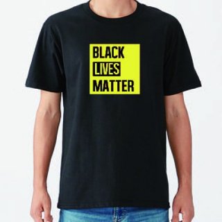 Black Lives Matter Yellow Logo T Shirts / Black