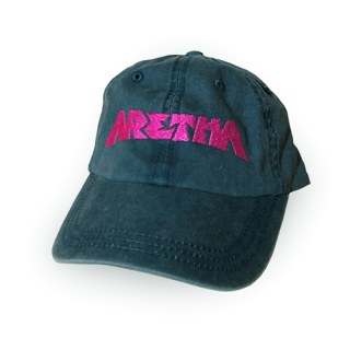 ARETHA FRANKLIN <ARETHA> UNSTRUCTURED HAT - DEEP TEAL 