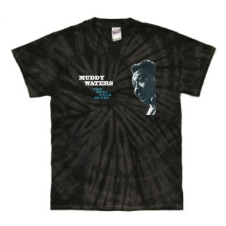Muddy Waters 『The Real Folk Blues』 Jacket T Shirts - Tie-Dye Spider Black
