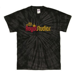 Royal Studio logo T Shirts - Tie-Dye Spider Black