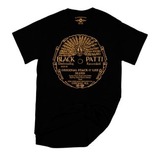 BLACK PATTI STACK O' LEE RECORD T-SHIRT / Classic Heavy Cotton