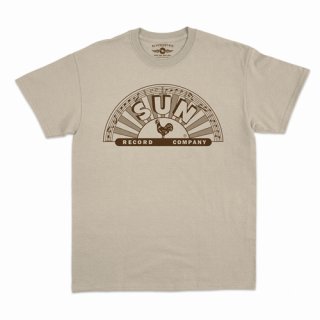 CLASSIC BROWN SUN RECORDS LOGO T-SHIRT / Classic Heavy Cotton<img class='new_mark_img2' src='https://img.shop-pro.jp/img/new/icons6.gif' style='border:none;display:inline;margin:0px;padding:0px;width:auto;' />