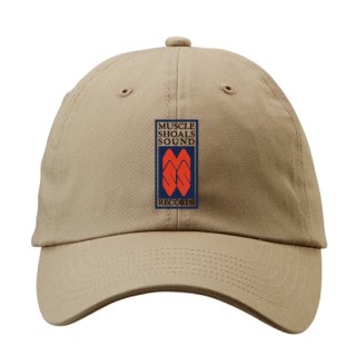 Muscle Shoals Sound label logo Washed Baseball Cap (Kahki)<img class='new_mark_img2' src='https://img.shop-pro.jp/img/new/icons7.gif' style='border:none;display:inline;margin:0px;padding:0px;width:auto;' />