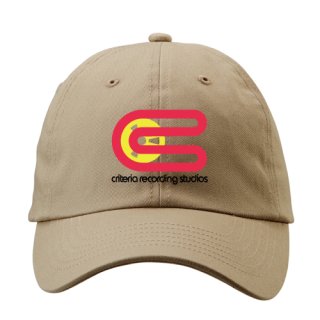 Criterial Studio logo Washed Baseball Cap (Kahki)