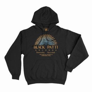 BLACK PATTI RECORDS BLUE PEACOCK PULLOVER  (Hoodie)