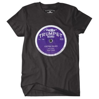 Trumpet Records ”Catfish Blues” Vinyl T-Shirt / Classic Heavy Cotton<img class='new_mark_img2' src='https://img.shop-pro.jp/img/new/icons6.gif' style='border:none;display:inline;margin:0px;padding:0px;width:auto;' />