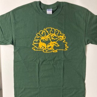 ALLIGATOR CLASSIC TEE (Yellow logo) / Green