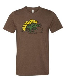 ALLIGATOR FULL COLOR CLASSIC TEE  / Heather Brown