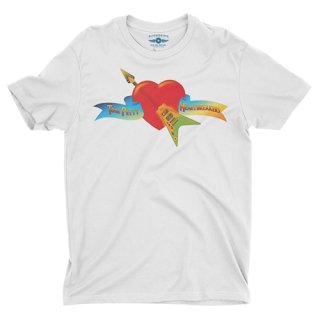 TOM PETTY AND THE HEARTBREAKERS FLYING V LOGO T-SHIRT / CLASSIC HEAVY COTTON 