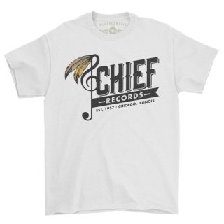 CHIEF RECORDS FEATHER T-SHIRT / Classic Heavy Cotton 