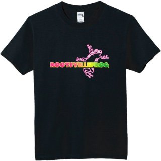 Rootsville Frog Neon Logo T Shirts / 2 colors
