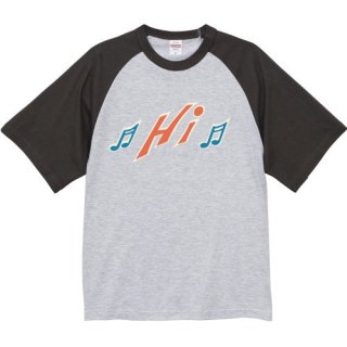 Hi Records Vinyl Logo Raglan T Shirts / 3 colors<img class='new_mark_img2' src='https://img.shop-pro.jp/img/new/icons6.gif' style='border:none;display:inline;margin:0px;padding:0px;width:auto;' />