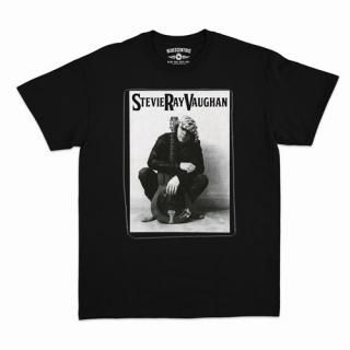 Candid Stevie Ray Vaughan Resonator T-Shirt - Classic Heavy Cotton 