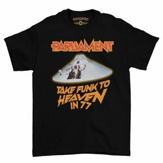 Parliament Take Funk To Heaven in 77 T-Shirt - Classic Heavy Cotton 