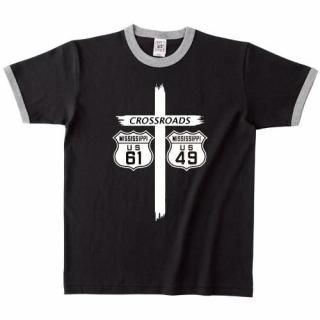 Crossroads Highway 6149  Ringer T Shirts / 2 colors<img class='new_mark_img2' src='https://img.shop-pro.jp/img/new/icons5.gif' style='border:none;display:inline;margin:0px;padding:0px;width:auto;' />