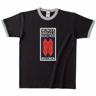 Muscle Shoals Sound label logo Ringer T Shirts / 2 colors<img class='new_mark_img2' src='https://img.shop-pro.jp/img/new/icons5.gif' style='border:none;display:inline;margin:0px;padding:0px;width:auto;' />