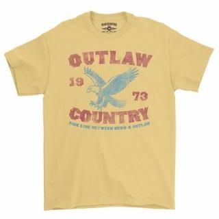 Outlaw Country 1973 T-Shirt - Classic Heavy Cotton <img class='new_mark_img2' src='https://img.shop-pro.jp/img/new/icons5.gif' style='border:none;display:inline;margin:0px;padding:0px;width:auto;' />