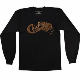 Chief Records Logo Long Sleeve T-Shirt / Classic Heavy Cotton<img class='new_mark_img2' src='https://img.shop-pro.jp/img/new/icons5.gif' style='border:none;display:inline;margin:0px;padding:0px;width:auto;' />